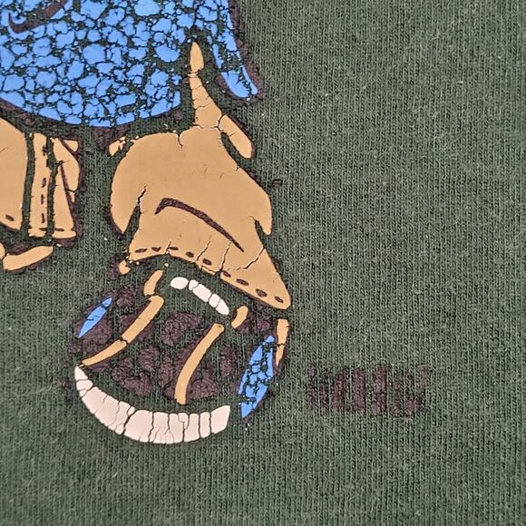 Vintage 90s Represent Hip-Hop Shirt Womens XL 23x27 Green - Picture 6 of 11